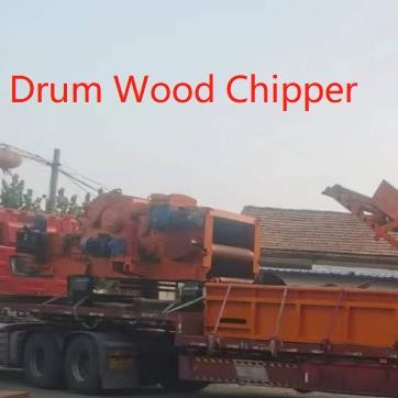 Buy Electric Wood Chipper Machine Automatic Feeding Industrial Wood Shredder at wholesale prices