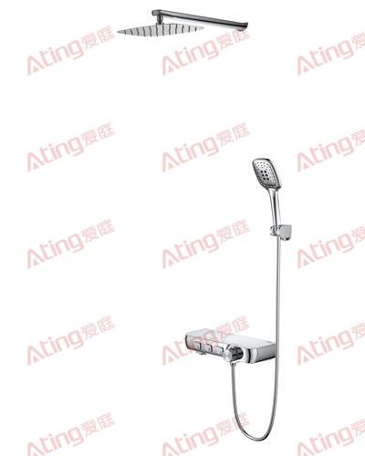 in wall #304 stainless steel thermostatic shower sets with hand shower top shower water outlet AT-HJ003