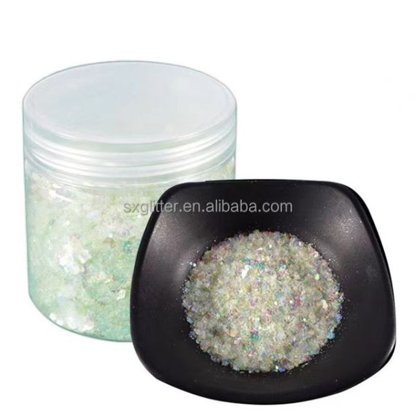 DIY size Diamond Dust Glitter Silver Glitter Powder Highlight Party Makeup A Game-Changer for Nail Beauty