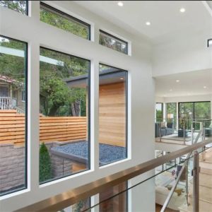 High Security Aluminium Fixed Panel Window Sound Insulated Glass Window