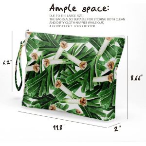 Polyester Travel Cosmetic Toiletry Bag Waterproof with Zipper