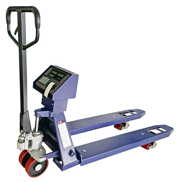 Buy Transpallet Pallet Truck Weighing Scale Automated Pallet Jack With Printer at wholesale prices