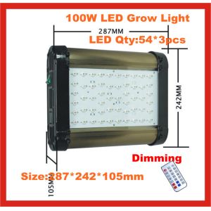 100w led medical grow bloom light, programmable cidly grow lights