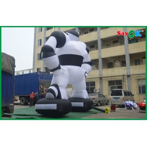 Oxford Cloth Custom Inflatable Products Inflatable Robot For Outside Advertising