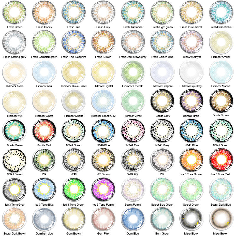 Hot Style Color Contact Lens Soft Natural Look OEM Or ODM Daily Disposable