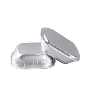250ml Aluminum Foil Food Containers Disposable Inflight Coated Airline Food