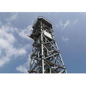 Communication Tubular Steel Tower 470 - 630 Mpa Tension Strength ASTM Standard