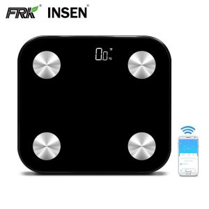 6mm Tempered Glass Platform 396LB WiFi Bathroom Scales