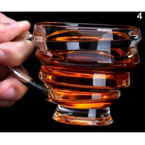 Best selling 6oz Crystal Clear Transparent Coffee Mug Tea Glass