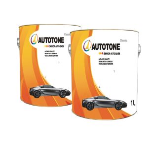 Autotone Paint- 1K Fine Silver, Autotone Car Paint, Hoolong
