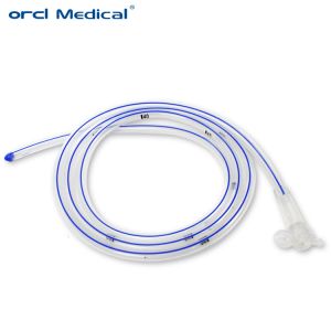 ISO CE Approved Medical Tube In Stomach Size PVC/Silicone Stomach Tube With Fr6-Fr22 Sizes
