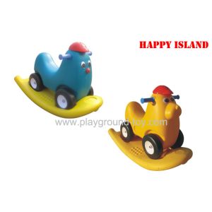 Quality Plastic HDPE Playground Kids Toys Outdoor Kid Toys For Indoor Rocking Horse Rider for sale