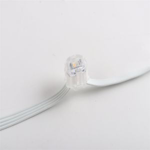 Permanent RGBW LED Eave Light With IP67 Waterproof Rating 20*12.5mm 60pcs/String