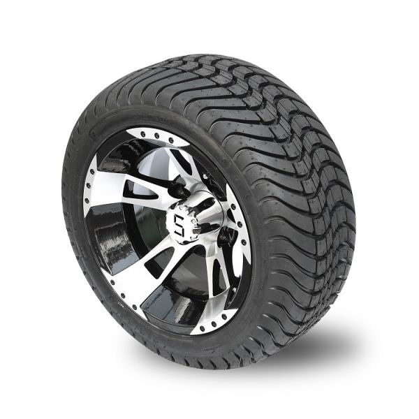Buy 12'' Golf Cart Wheels And 215/35-12 Low Profile Golf Cart Tires Combo - Set Of 4 at wholesale prices