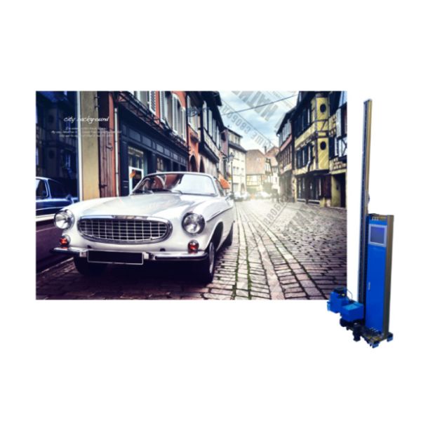 Buy Automatic Blank Skip Painting Uv Wall Printer 2 Print Heads Silent at wholesale prices