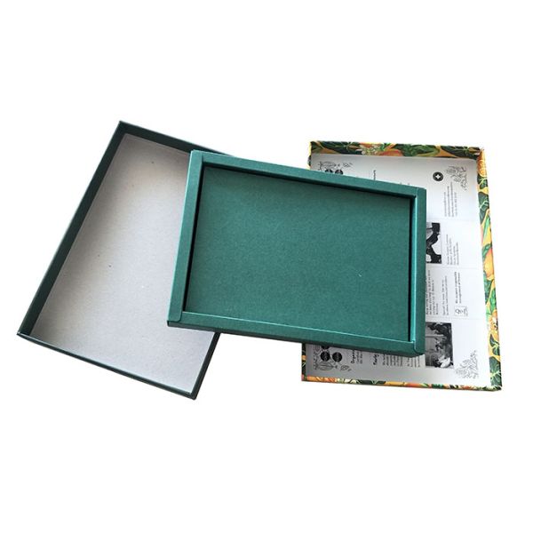 Chocolate Gift Custom Rigid Boxes Decorative Pattern Hat Paperboard Cap Top