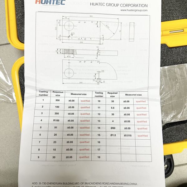CS NDT Calibration Block IIW V1 For Non-Destructive Testing