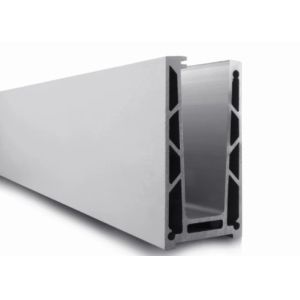 China Adjustable Glass U Channel Glass Balustrades Anodized Aluminum Profiles 6061 on sale