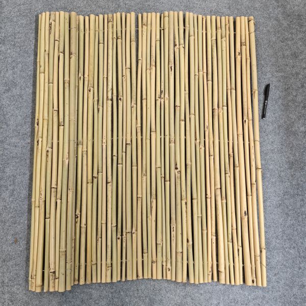 Buy Natural Bamboo Fence Panels, Garden & Farm Barrier, Black & Yellow  at wholesale prices