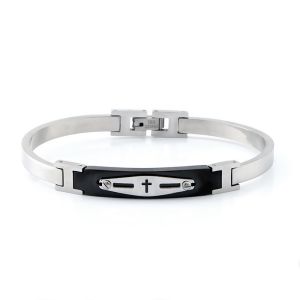 Fashionable stainless steel buckle bracelet design, simple titanium steel hot