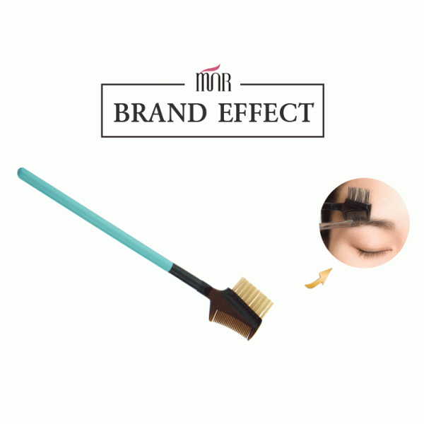 Tulip Cosmetic Brush Eye Brow Brush With Synthetic Hair Easy To Clean