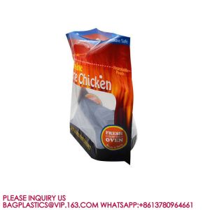 Rotisserie Chicken Bag, Hot & Cold Ready-To-Eat Meal. Microwave Resealable