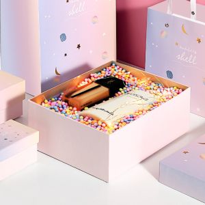 Gradient Design Gift Box With Top And Bottom Cover Holiday Gift Box Packaging