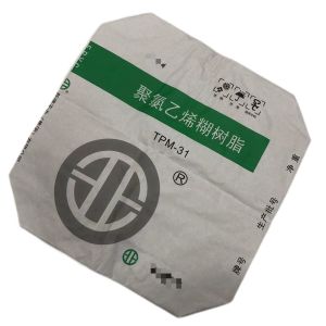 Food Grade Pasted Valve Sleeve Multiwall Paper Bags with 10kg to 50kg Capacity