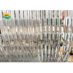 ASTM A764 Standard Concertina Barbed Wire CE Security Razor Wire