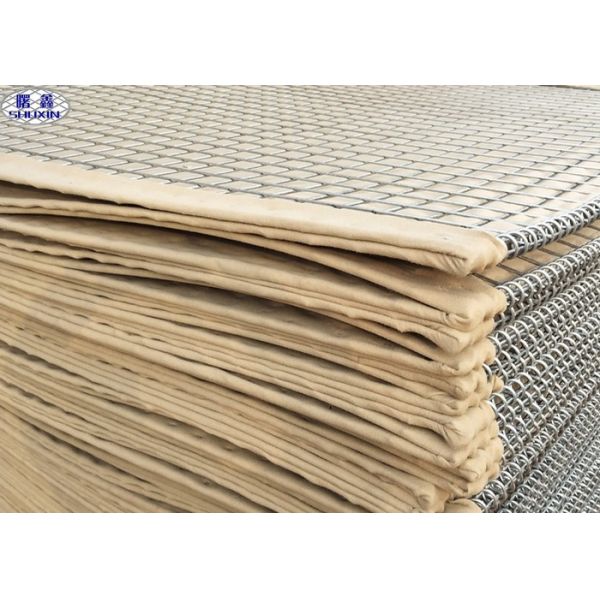 Welded Mesh Defensive Bastion Barriers 25 Years Life Duration Low Carbon Steel Wire
