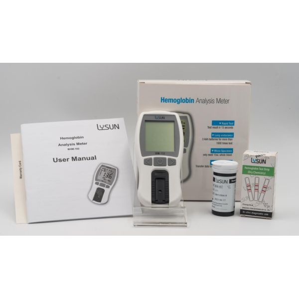 Lysun Factory Supply Hot-selling Cheap Hemoglobin Analyzer HB Test Meter