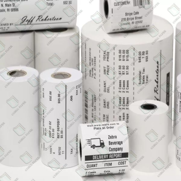 Buy Coating Office Paper 55gsm Thermal Receipt Printer Paper 80x80 Mm at wholesale prices