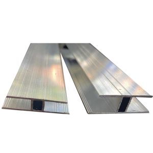 Textured Surface Aluminium Profile for Polycarbonate Sheet ISO9001