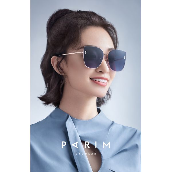 Metal Frames Non Polarized Sunglasses 76011 K2 Cat Eye For Women