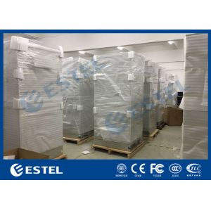 Air Conditioner Cooling Outdoor Telecom Cabinet IP55 Anti Theft Three Point