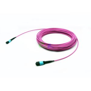 OM4 50/125μm Multi - Mode MTP Trunk Cable , 3.0mm Jacket OD MTP 12 Fiber