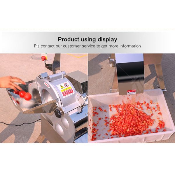 Onions High speed dicing and slicing machine pumpkin pineapple Ginger Potato Carrot radish Taro Sweet potato Yam Hami Melon kiwi fruit orange