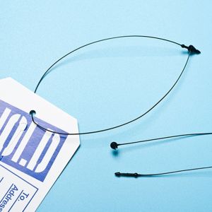 Conical Loop Lock Tag Pin , 5 Inches Plastic Security Loop