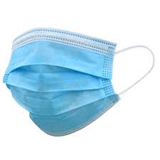 Blue 3 Ply Non Woven Face Mask