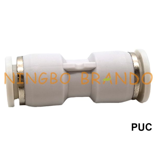 PUC Union Straight Push On Quick Connect Pneumatic Hose Fitting 1/8'' 1/4'' 3/8'