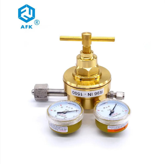 Buy 250psi Piston Brass Nitrogen Pressure Regulator High Flow BSPT at wholesale prices
