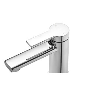Single Handle Polished Basin Mixer Taps For Basin & Bathroom T9762W