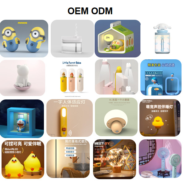 Creative Room Decoration LED Snottybara Night Light USB Rechargeable Cartoon Animal Nursery Silicone Lamp