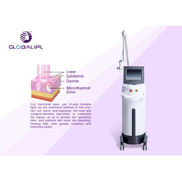 Acne Removal CO2 Fractional Laser Machine 50W Power 33.3Hz Frequency 10mj - 130mj Energy