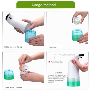 Hotel Liquid Sensor Refill Automatic Touchless Soap Dispenser