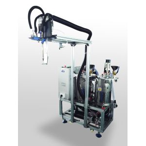 High Precision 2 Part Silicone Metering and Dispensing System with Dynamic