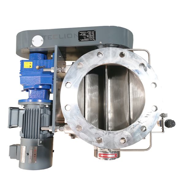 Chain Drive High Temperature Rotary Valve Airlock Feeder In Cement Plant