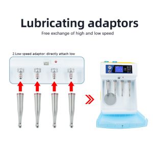 50w HD Screen Dental Handpiece Lubrication Machine Cleaning Lubricating Machine