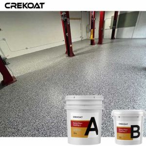 Solvent Free Epoxy Flake Coating Anti Slip Textures And Unique Designs