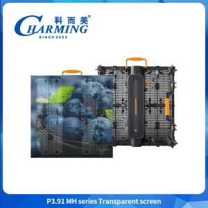 High Transparency P3.91 LED Video Wall Vivid Effect Transparent LED Display